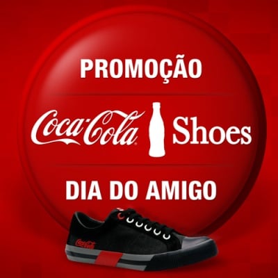 Dia do Amigo da Coca-Cola Shoes nas redes sociais