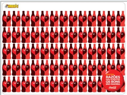 Coca-Cola e Habib's com brinde no ponto de venda