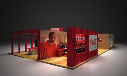 Coca-Cola divulga imagens do seu estande na Rio+20