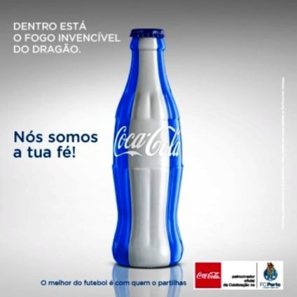 Coca-Coca se veste de azul por um time português