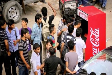 Coke creates arcade game recycling in Bangladesh