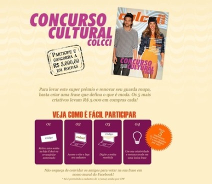 Definindo moda na ação promocional da Colcci
