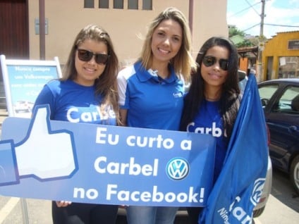 Carbel ativa página no Facebook com mkt promo