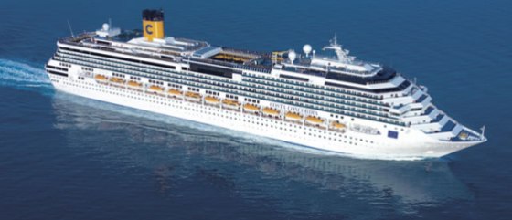 Costa Cruzeiros com eventos a bordo de navios