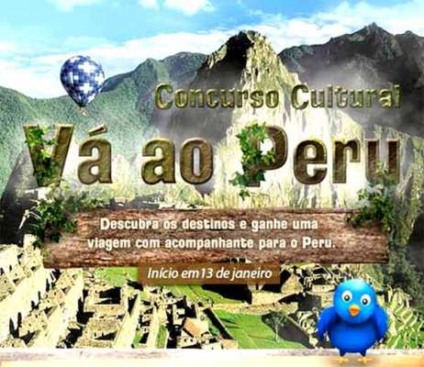 Promoção da CVC no Twitter leva ao Peru
