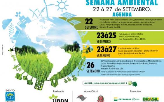 SP recebe conferência de preservação do meio ambiente
