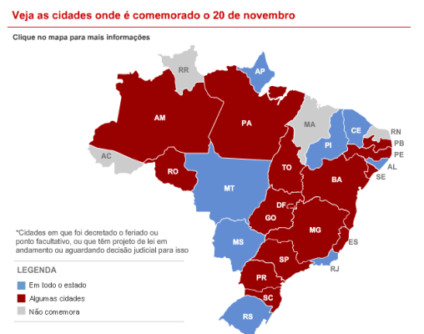 Eventos marcam Dia da Consciência Negra
