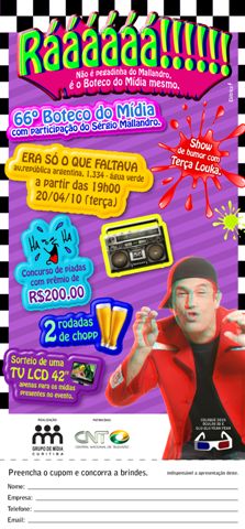Concurso de piadas no Boteco do Mídia 