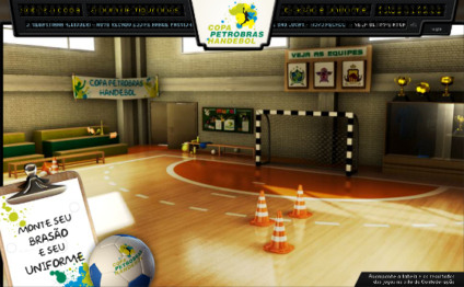 Álbum de figurinhas na Copa Petrobras de Handebol 