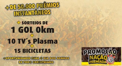 Poderoso Timão lança a promo “Nação Premiada”