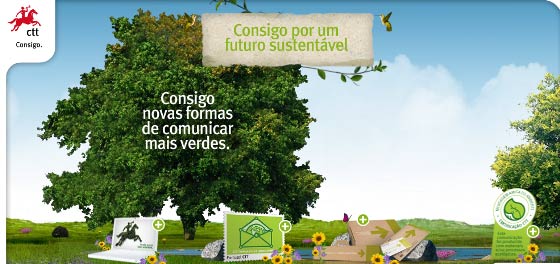 Correios de Portugal promovem o meio ambiente Correios de Portugal promovem o meio ambiente