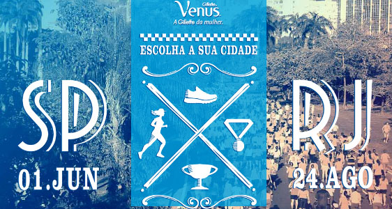 Gillette Venus investe no live marketing na "Venus 10k"