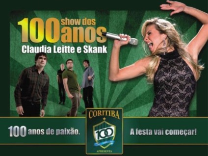 Show dos 100 anos no Coritiba