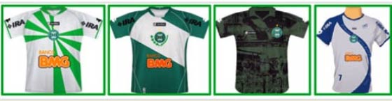 Torcida do Coritiba desenha camisa do time