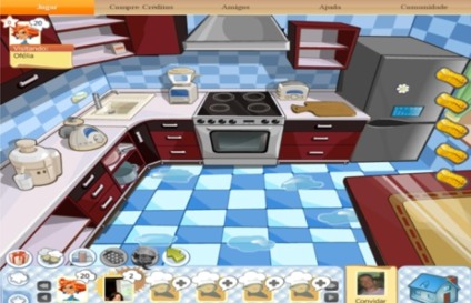 Game permite cozinhar para os amigos nas redes sociais