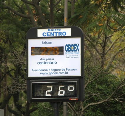 Gboex cria relógio para contagem do seu centenário
