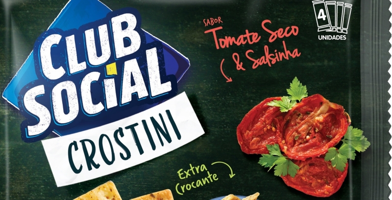 Club Social Crostini distribui 1,2 milhão de produtos