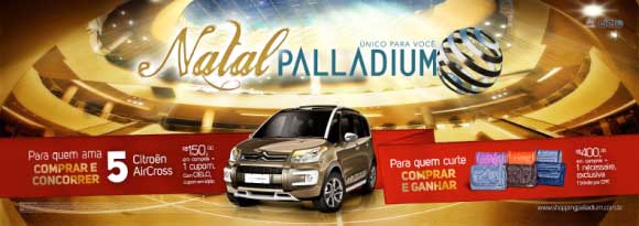 Master cria para o Natal do Palladium
