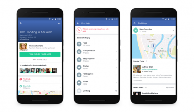 Facebook cria comunidade para assistência em desastres