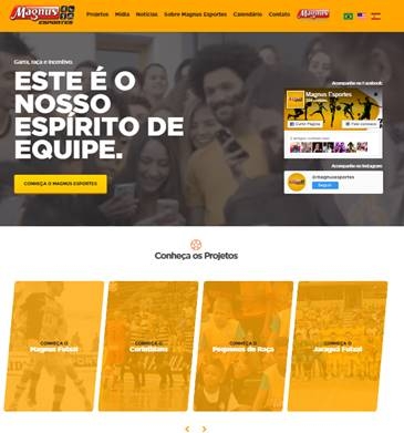Com website, Facebook e Instagram, Magnus lança canal para notícias esportivas e sociais