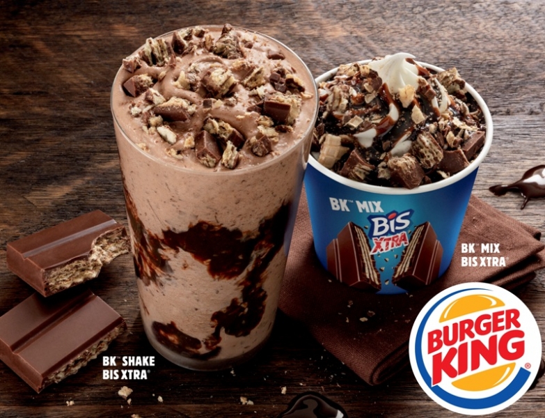 Burger King apresenta novas sobremesas com Bis Xtra