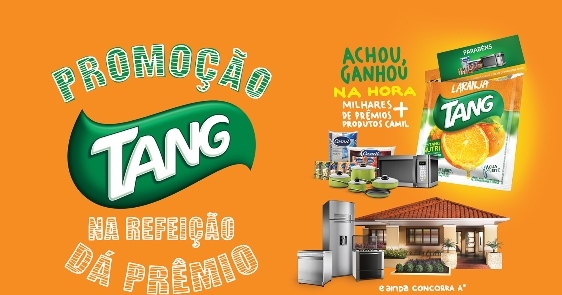 Tem início a açao promo "Tang na refeição dá prêmio"