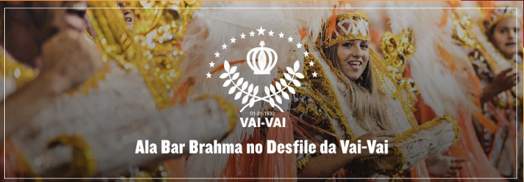 Camarote Bar Brahma tem ala exclusiva no desfile da Vai-Vai