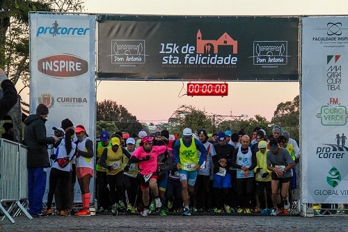 Corrida 15K de Santa Felicidade celebra Dia dos Namorados