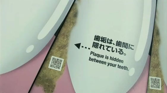 Oral-B mostra os dentes em aeroporto japonês
