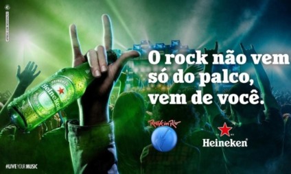 Heineken dá o pontapé inicial para o Rock in Rio