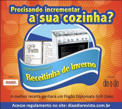 Receitinha de inverno na promo da Dako