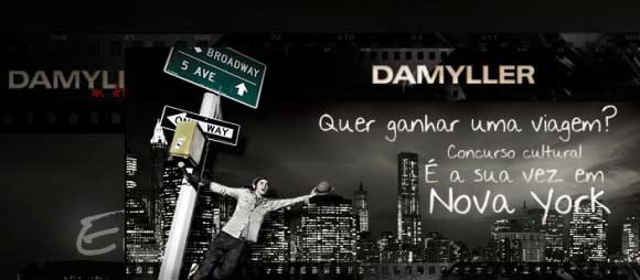 Em Nova York na ação promocional da Damyller