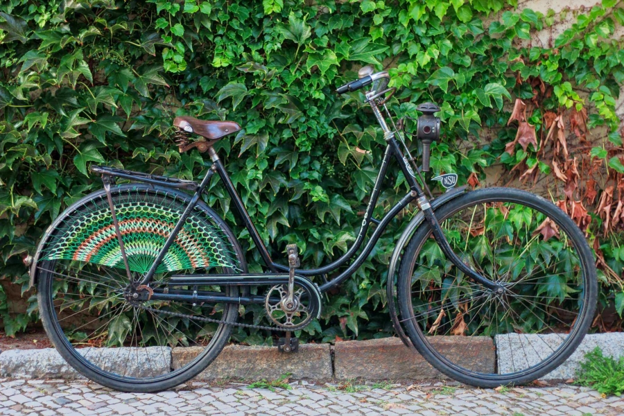 Colecionador expõe bicicletas antigas no Neumarkt