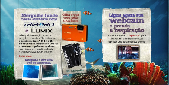 Mergulhando com Decathlon e Panasonic