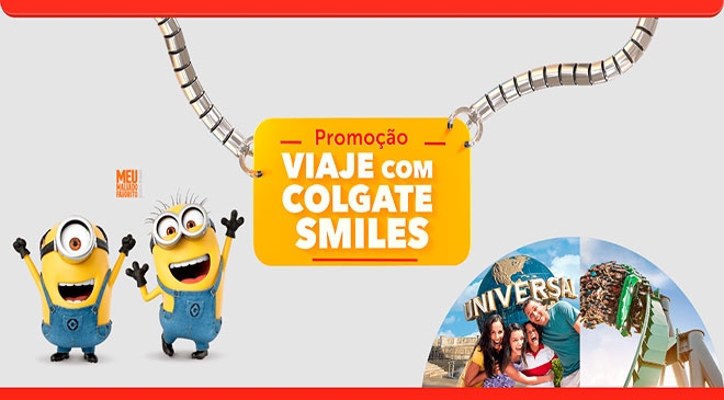 Colgate Minions realiza promoção "Viaje com Colgate Smiles"