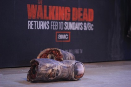 Perdendo dedos na contagem de The Walking Dead