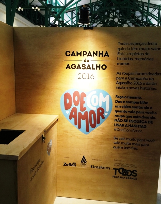 Praia de Belas é ponto de coleta de donativos da Campanha do Agasalho 2016