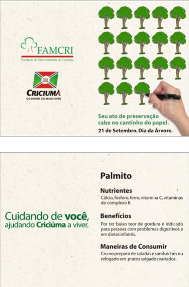 Criciúma comemora Dia da Árvore distribuindo mudas