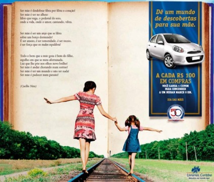 Livrarias Curitiba agrada a todas as mães com Nissan March