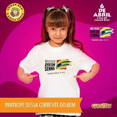 Giraffas e Instituto Ayrton Senna juntos em ação social