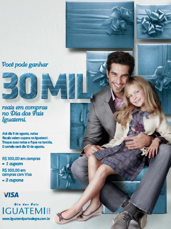 Prêmio em dinheiro na promo do Iguatemi