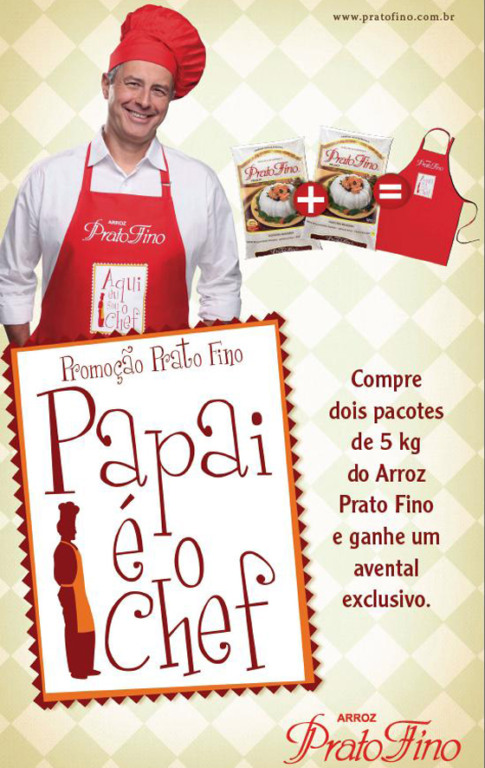 Competence com "Papai é o chef" para Prato Fino Competence com "Papai é o chef" para Prato Fino