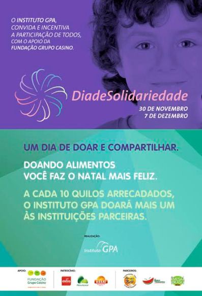 'Dia de Solidariedade' do IGPA arrecada alimentos