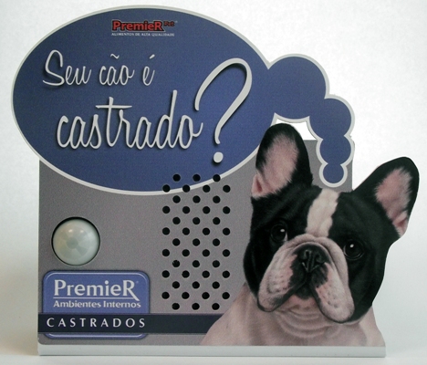 PremieR pet leva "display falante" ao ponto de venda