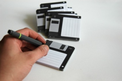Disquete agora só como post-it Disquete agora só como post-it