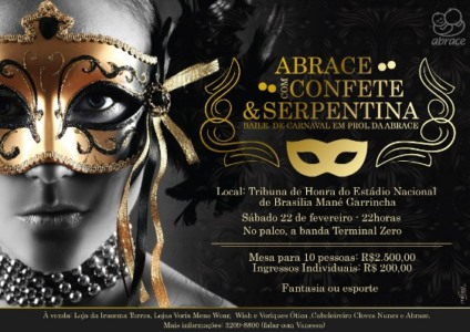 Abrace promove baile no Estádio Mané Garrincha