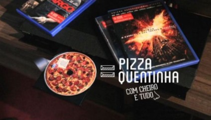 Domino's transforma DVD em pizza