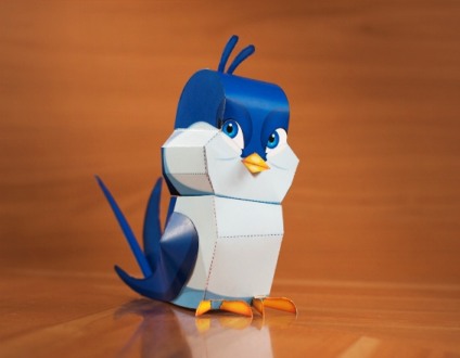 Andorinha Dorinha vira Paper Toy