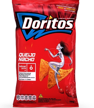 Doritos cria embalagem temática para o Sónar SP