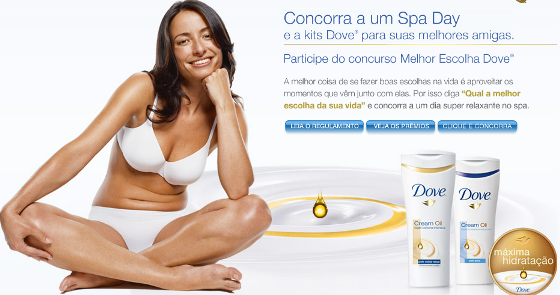 Melhor escolha da vida com Dove
